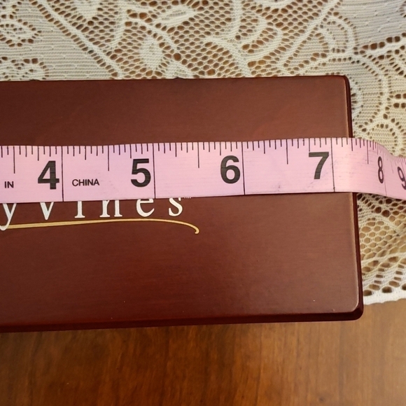 STORYVINES Wood Jewelry Box NWOT - Picture 9 of 11